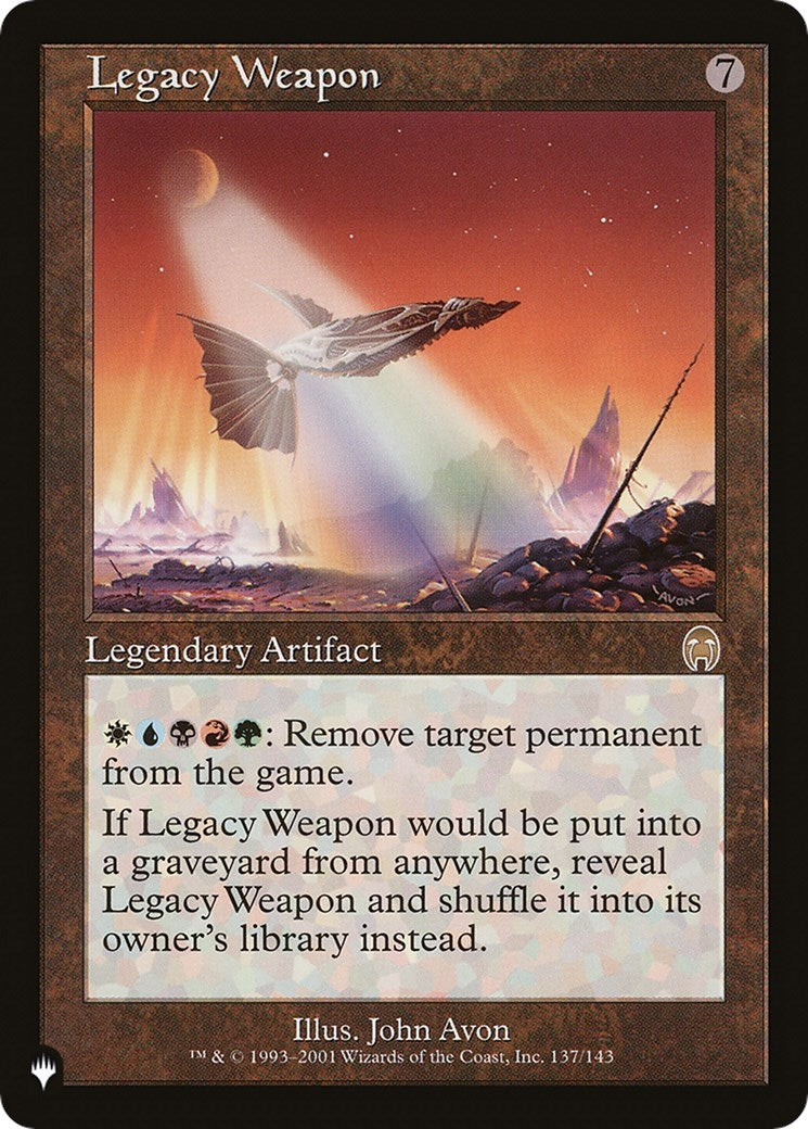 Legacy Weapon (137) [LIST] - MTG Single