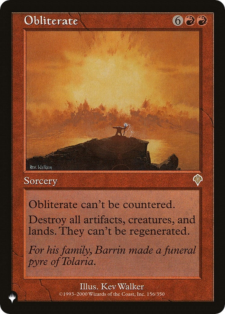 Obliterate (156) [LIST] - MTG Single