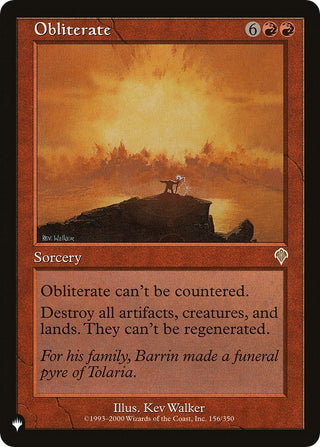 Obliterate (156) [LIST] - MTG Single