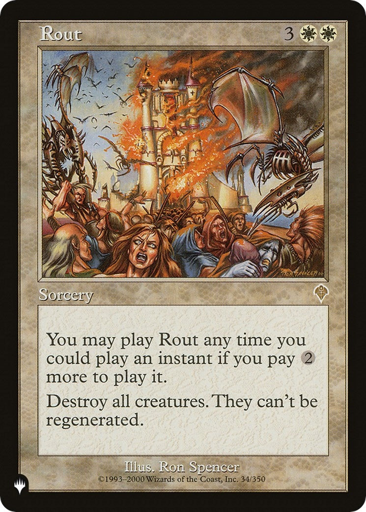 Rout (INV) (34) [LIST] - MTG Single