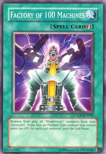 Factory of 100 Machines (49) (CSOC) - YuGiOh Single