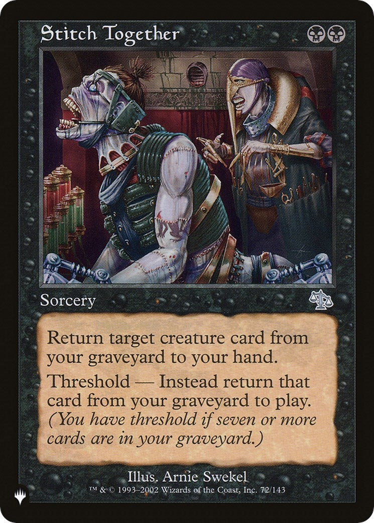 Stitch Together (72) [LIST] - MTG Single