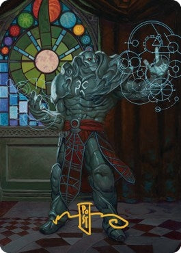 Karn Living Legacy Art Card (2/81) (Gold-Stamped Signature) (2) [ASDMU] - MTG Single