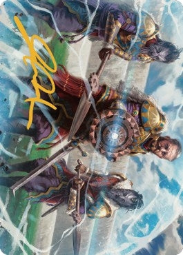 Argivian Phalanx Art Card (Gold-Stamped Signature) (3) [ASDMU] - MTG Single