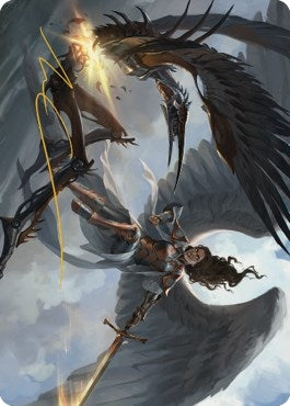 Destroy Evil Art Card (Gold-Stamped Signature) (7) [ASDMU] - MTG Single