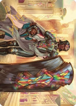Guardian of New Benalia Art Card (Gold-Stamped Signature) (8) [ASDMU] - MTG Single