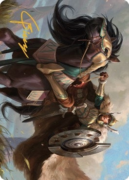 Knight of Dawn’s Light Art Card (Gold-Stamped Signature) (10) [ASDMU] - MTG Single