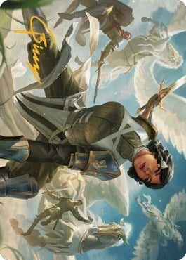 Resolute Reinforcements Art Card (Gold-Stamped Signature) (13) [ASDMU] - MTG Single