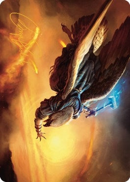 Battlewing Mystic Art Card (Gold-Stamped Signature) (14) [ASDMU] - MTG Single