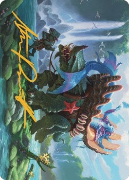 Vodalian Mindsinger Art Card (Gold-Stamped Signature) (21) [ASDMU] - MTG Single