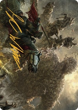 Writhing Necromass Art Card (Gold-Stamped Signature) (27) [ASDMU] - MTG Single