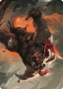 Furious Bellow Art Card (31) [ASDMU] - MTG Single