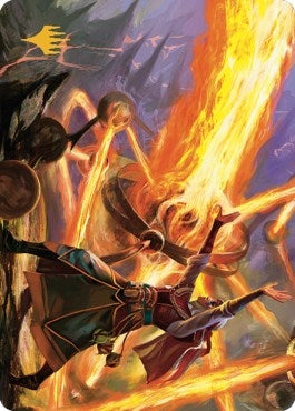 Ghitu Amplifier Art Card (Gold-Stamped Signature) (32) [ASDMU] - MTG Single