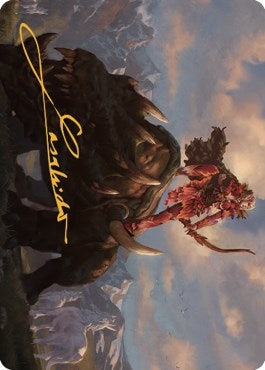 Meria’s Outrider Art Card (Gold-Stamped Signature) (37) [ASDMU] - MTG Single