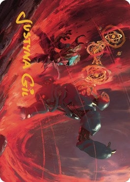 Twinferno Art Card (Gold-Stamped Signature) (39) [ASDMU] - MTG Single