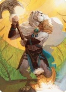 Ajani Sleeper Agent Art Card (42) [ASDMU] - MTG Single