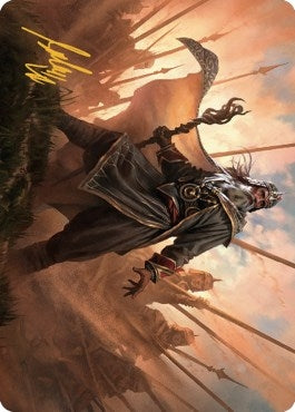Hazezon Shaper of Sand Art Card (Gold-Stamped Signature) (46) [ASDMU] - MTG Single