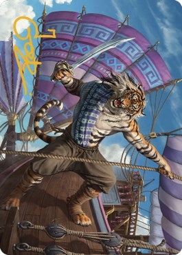 Jedit Ojanen Mercenary Art Card (Gold-Stamped Signature) (48) [ASDMU] - MTG Single