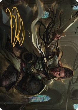 Shanna Purifying Blade Art Card (55/81) (Gold-Stamped Signature) (55) [ASDMU] - MTG Single