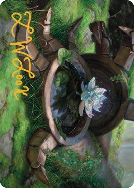 Timeless Lotus Art Card (Gold-Stamped Signature) (57) [ASDMU] - MTG Single