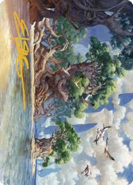 Yavimaya Coast Art Card (Gold-Stamped Signature) (61) [ASDMU] - MTG Single