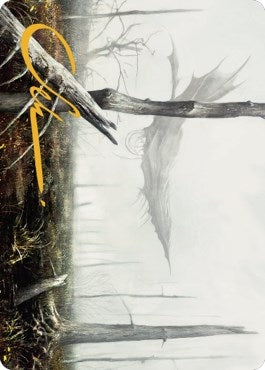 Swamp Art Card (Gold-Stamped Signature) (64) [ASDMU] - MTG Single