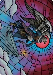 Image for Balmor, Battlemage Captain Art Card (69/81) (69) (Dominaria United) - Magic: The Gathering