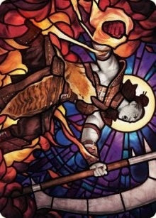 Garna Bloodfist of Keld Art Card (71) [ASDMU] - MTG Single
