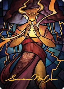 Najal the Storm Runner Art Card (Gold-Stamped Signature) (74) [ASDMU] - MTG Single