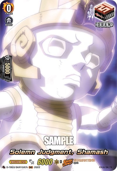 Solemn Judgment Shamash (SKR) (3150) [D-TB03] - Cardfight Vanguard Single