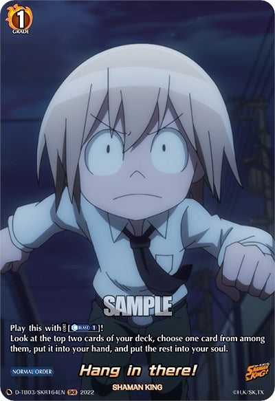 Hang in there! (SKR) (3164) [D-TB03] - Cardfight Vanguard Single