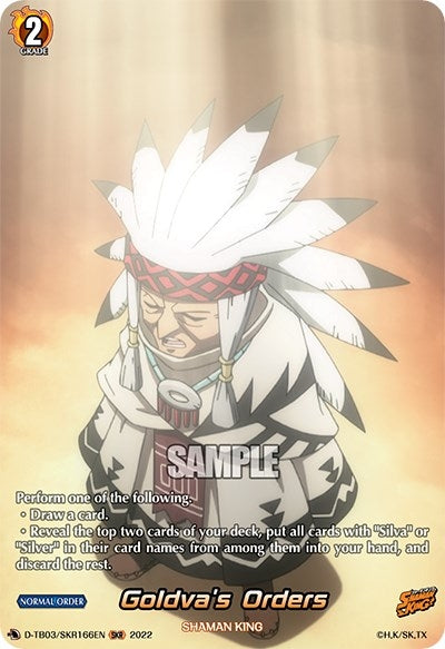 Goldva’s Orders (SKR) (3166) [D-TB03] - Cardfight Vanguard Single