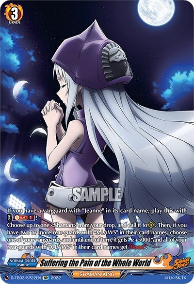 Suffering the Pain of the Whole World (SP) (322) [D-TB03] - Cardfight Vanguard Single