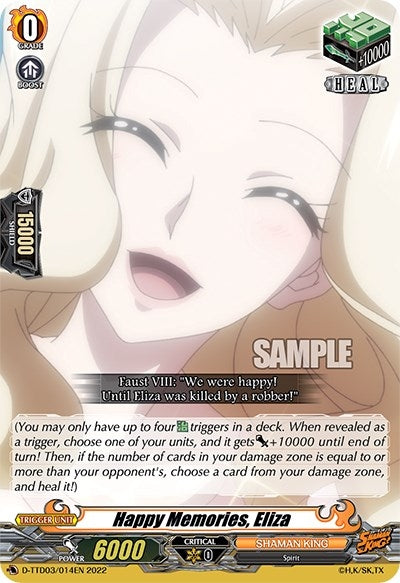 Happy Memories Eliza (3014) [D-TTD03] - Cardfight Vanguard Single