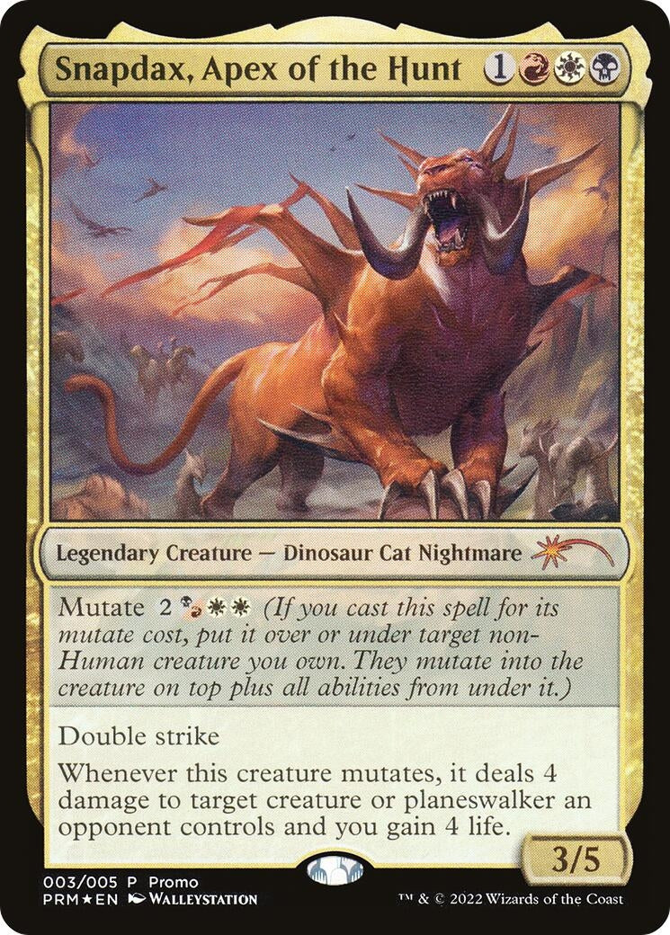 Snapdax Apex of the Hunt (2022 Lunar New Year Promo) (3) [UMP] - MTG Single