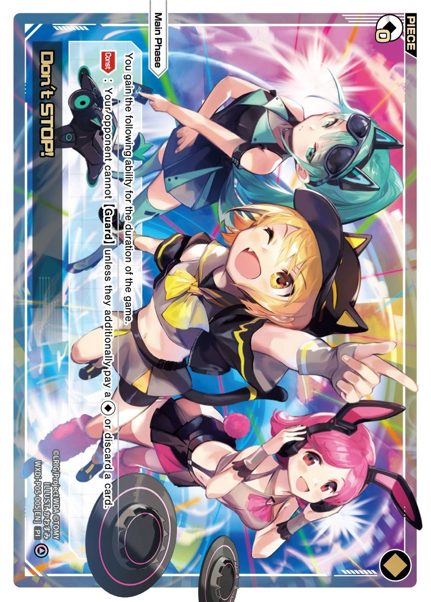 Don’t STOP! (5005) [WXDi-P05] - WIXOSS Single