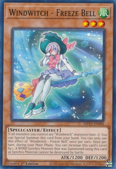 Windwitch - Freeze Bell (22008) (MP22) - YuGiOh Single