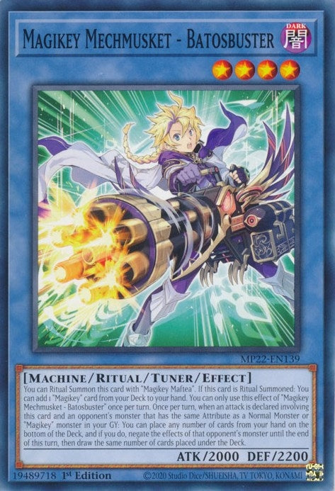 Magikey Mechmusket - Batosbuster (22139) (MP22) - YuGiOh Single