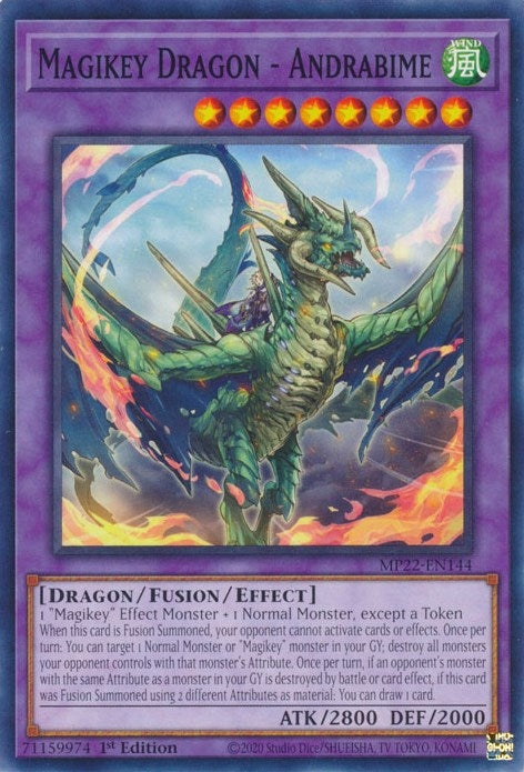Magikey Dragon - Andrabime (22144) (MP22) - YuGiOh Single