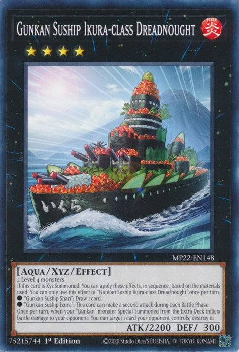 Gunkan Suship Ikura-class Dreadnought (22148) (MP22) - YuGiOh Single