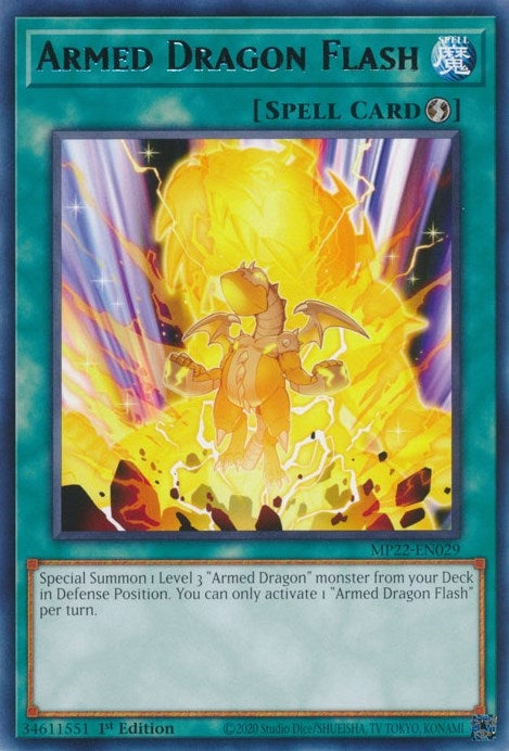 Armed Dragon Flash (22029) (MP22) - YuGiOh Single