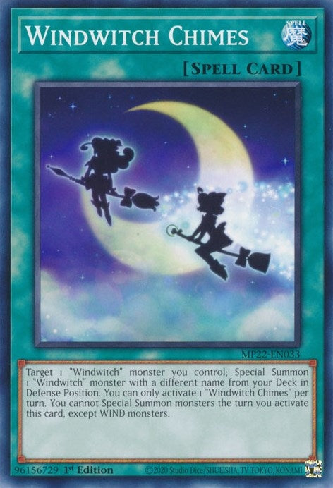 Windwitch Chimes (22033) (MP22) - YuGiOh Single
