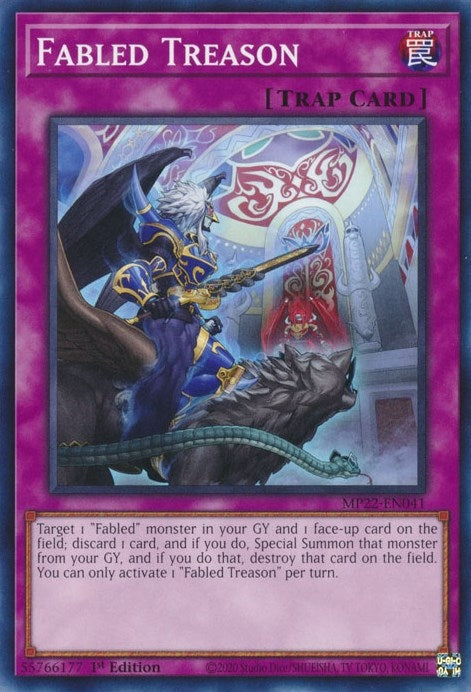 Fabled Treason (22041) (MP22) - YuGiOh Single