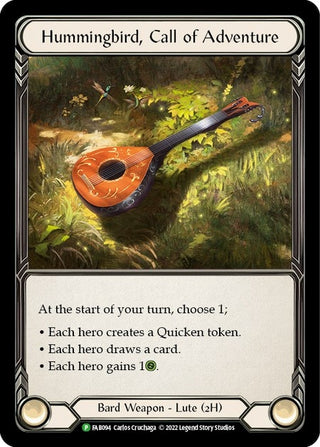 Hummingbird Call of Adventure (94) [PR] - Flesh and Blood TCG Single