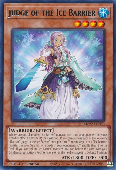 Judge of the Ice Barrier (22066) (MP22) - YuGiOh Single