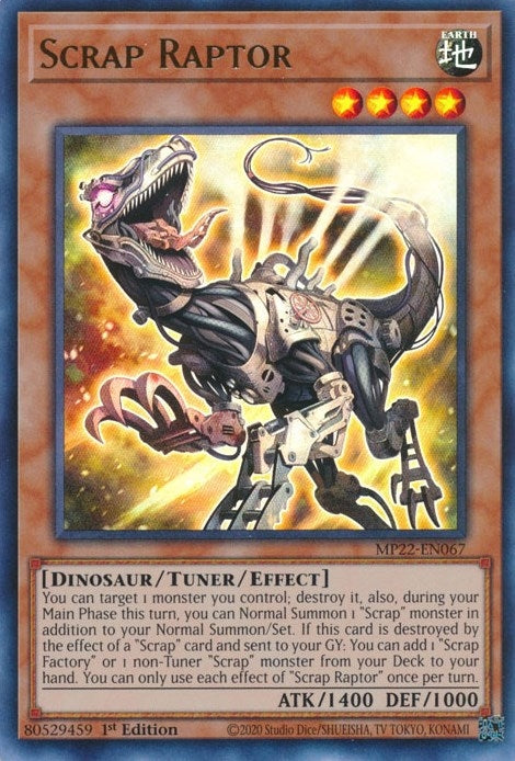 Scrap Raptor (22067) (MP22) - YuGiOh Single