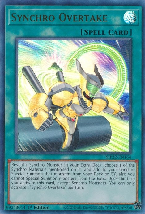 Synchro Overtake (22164) (MP22) - YuGiOh Single