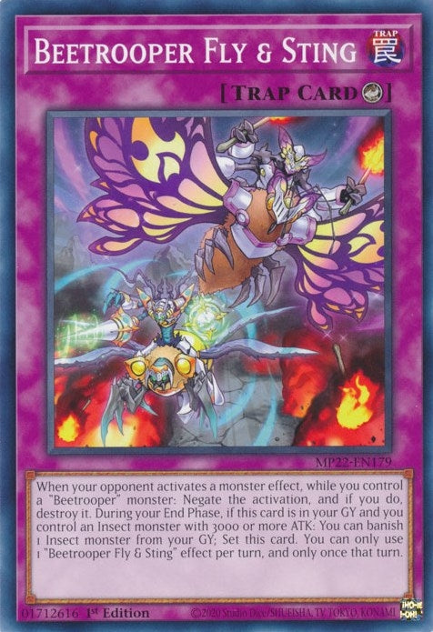 Beetrooper Fly & Sting (22179) (MP22) - YuGiOh Single