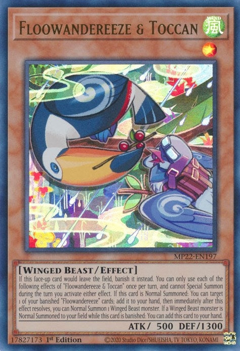 Floowandereeze & Toccan (22197) (MP22) - YuGiOh Single