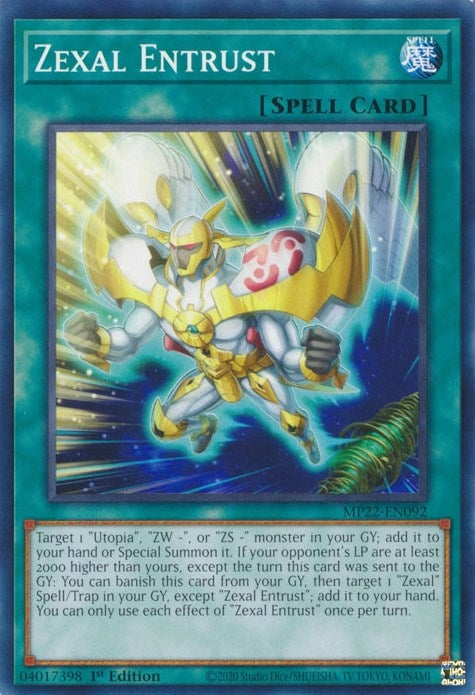 Zexal Entrust (22092) (MP22) - YuGiOh Single
